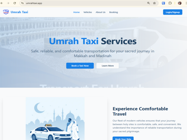 Umrah Taxi Booking